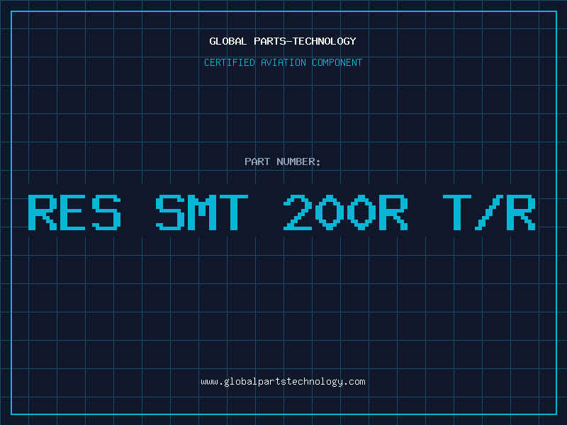 Aviation Part RES SMT 200R T/R