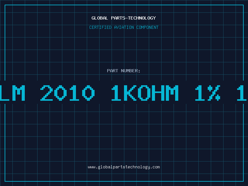 Aviation Part RES Thick Film 2010 1KOhm 1% 1W 200PPM SMD