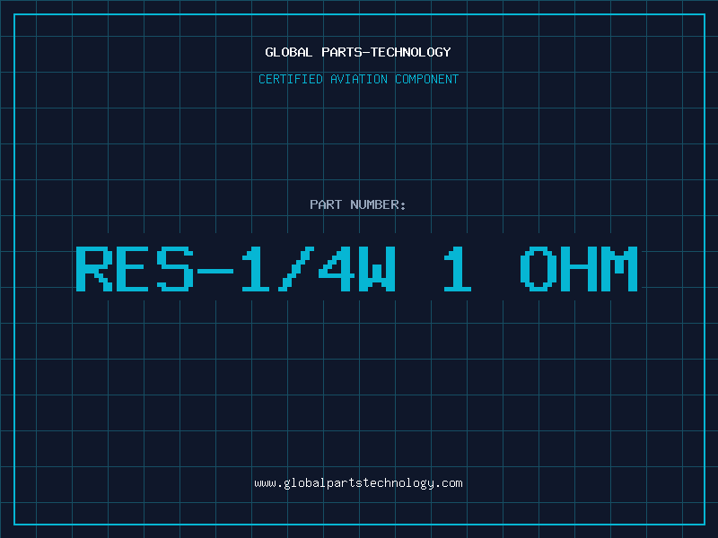 Aviation Part RES-1/4W 1 OHM