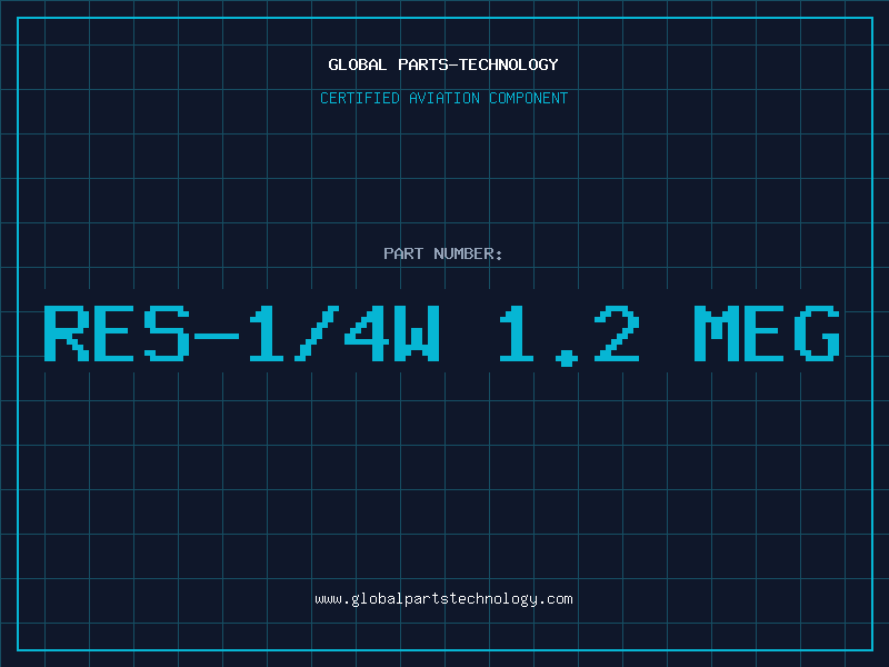 Aviation Part RES-1/4W 1.2 MEG