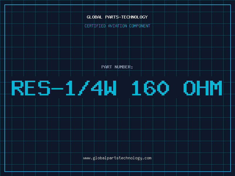 Aviation Part RES-1/4W 160 OHM