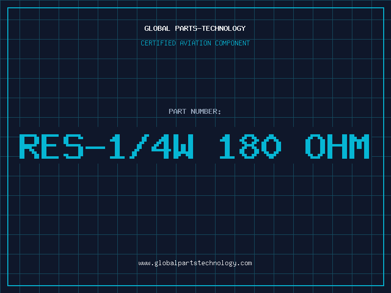Aviation Part RES-1/4W 180 OHM