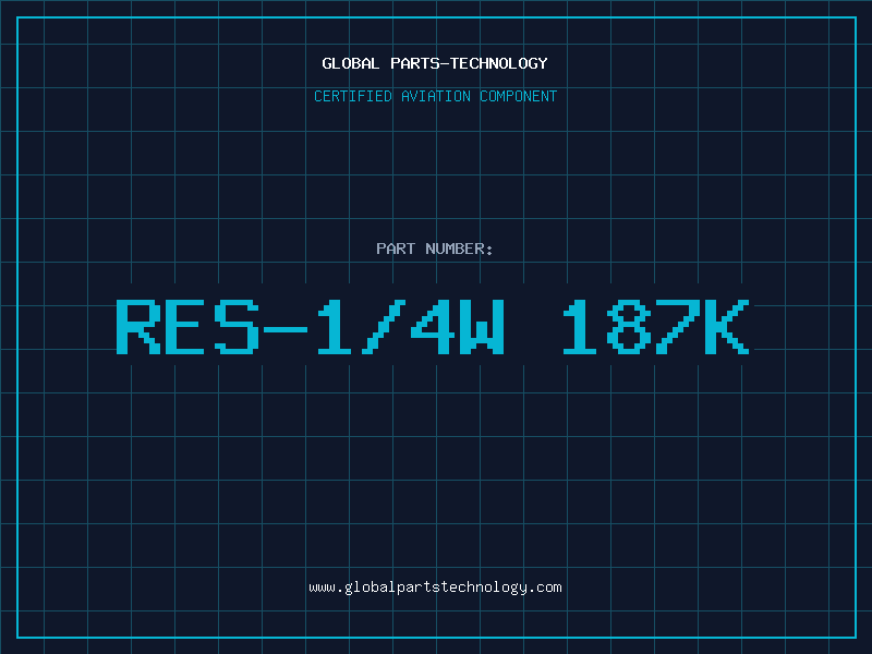 Aviation Part RES-1/4W 187K