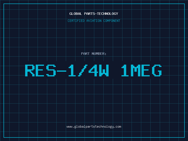 Aviation Part RES-1/4W 1MEG