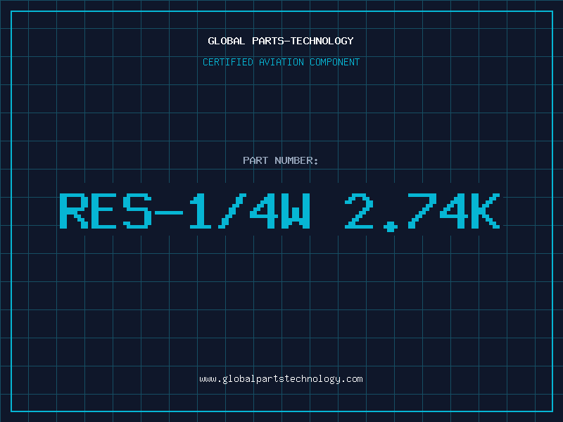 Aviation Part RES-1/4W 2.74K