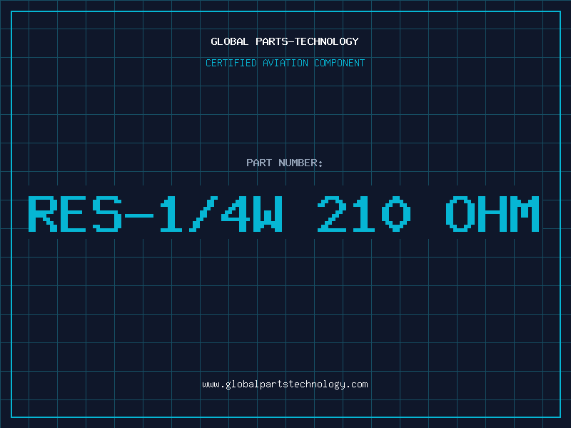 Aviation Part RES-1/4W 210 OHM