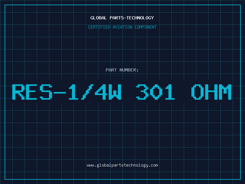 Aviation Part RES-1/4W 301 OHM