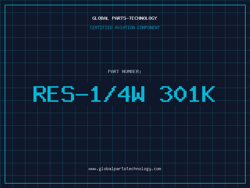 Aviation Part RES-1/4W 301K
