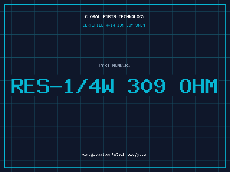 Aviation Part RES-1/4W 309 OHM
