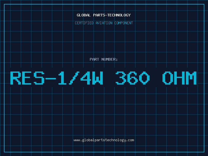 Aviation Part RES-1/4W 360 OHM