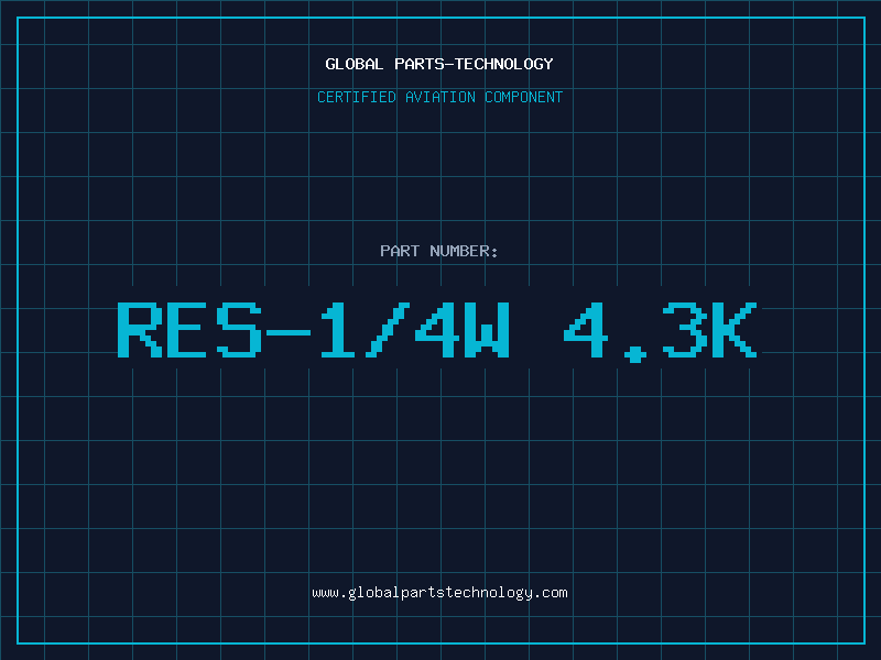 Aviation Part RES-1/4W 4.3K
