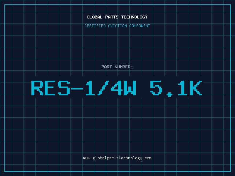 Aviation Part RES-1/4W 5.1K