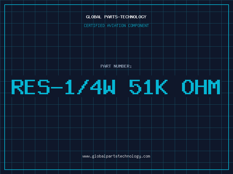 Aviation Part RES-1/4W 51K OHM