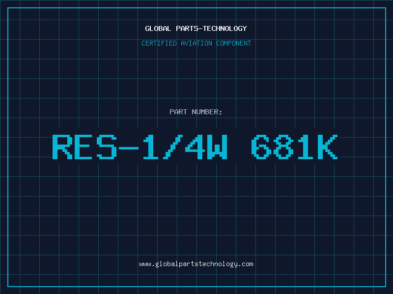 Aviation Part RES-1/4W 681K