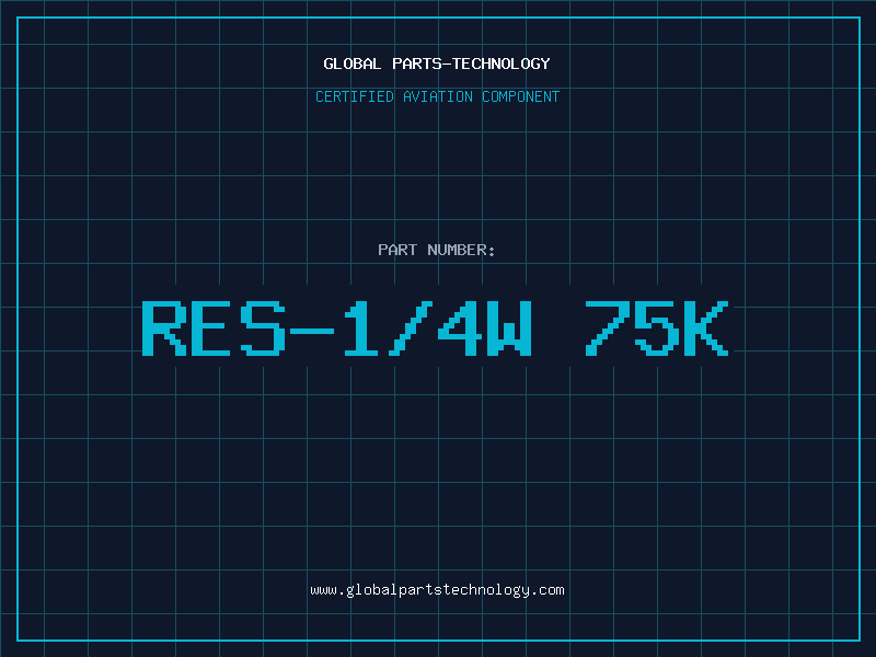 Aviation Part RES-1/4W 75K