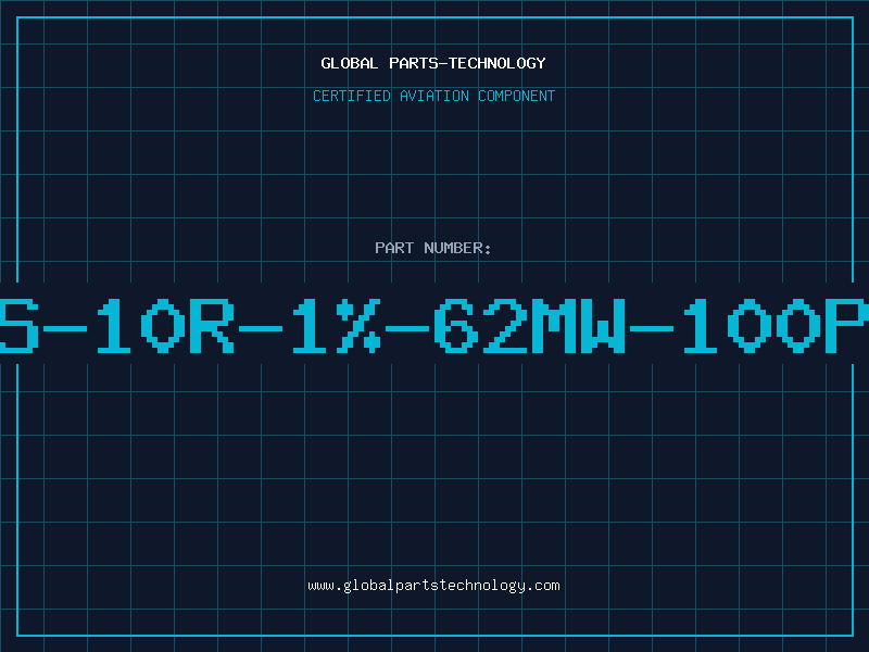 Aviation Part RES-10R-1%-62MW-100PPM