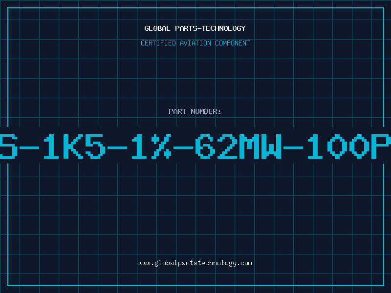Aviation Part RES-1K5-1%-62MW-100PPM