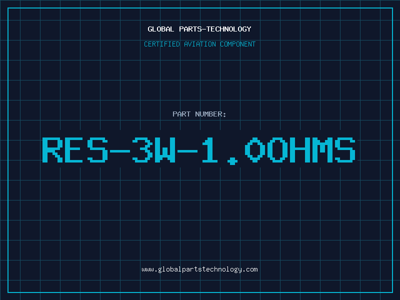 Aviation Part RES-3W-1.0OHMS