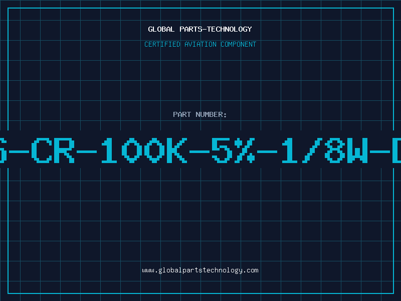 Aviation Part RES-CR-100K-5%-1/8W-DIP