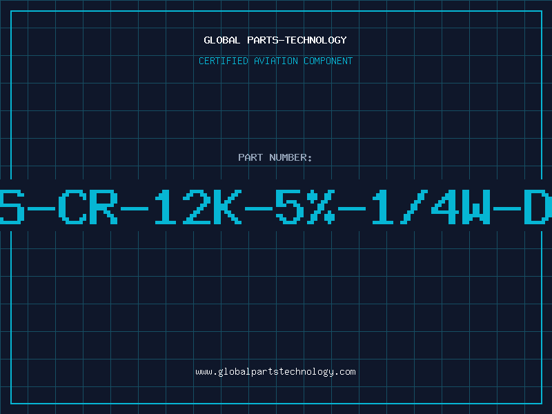 Aviation Part RES-CR-12K-5%-1/4W-DIP