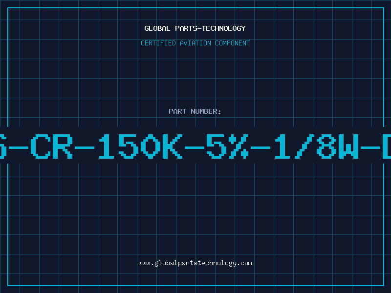 Aviation Part RES-CR-150K-5%-1/8W-DIP