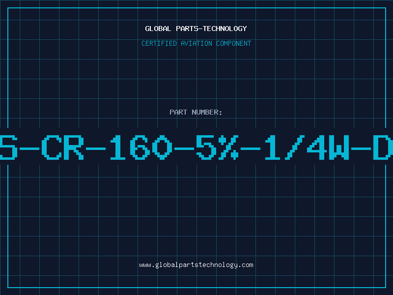 Aviation Part RES-CR-160-5%-1/4W-DIP