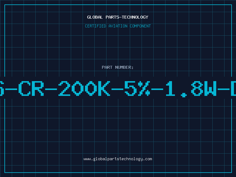 Aviation Part RES-CR-200K-5%-1.8W-DIP