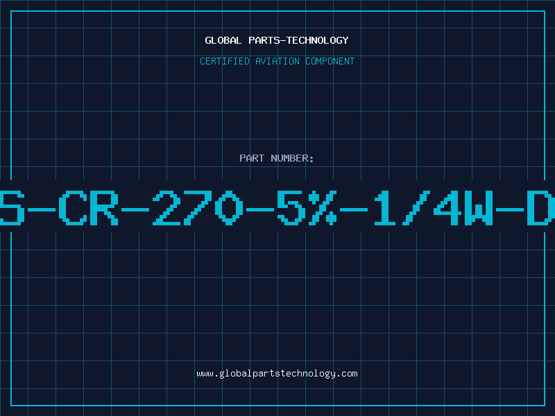 Aviation Part RES-CR-270-5%-1/4W-DIP