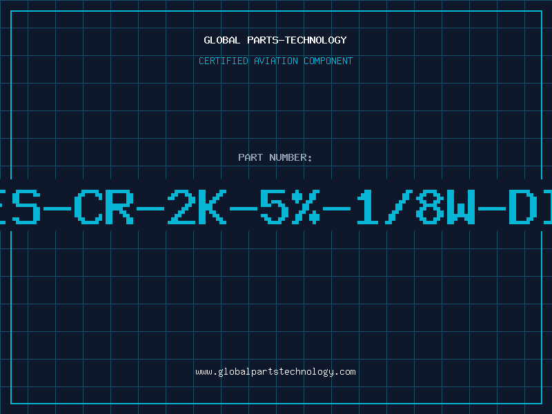 Aviation Part RES-CR-2K-5%-1/8W-DIP