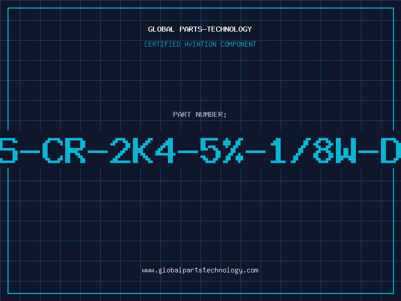 Aviation Part RES-CR-2K4-5%-1/8W-DIP