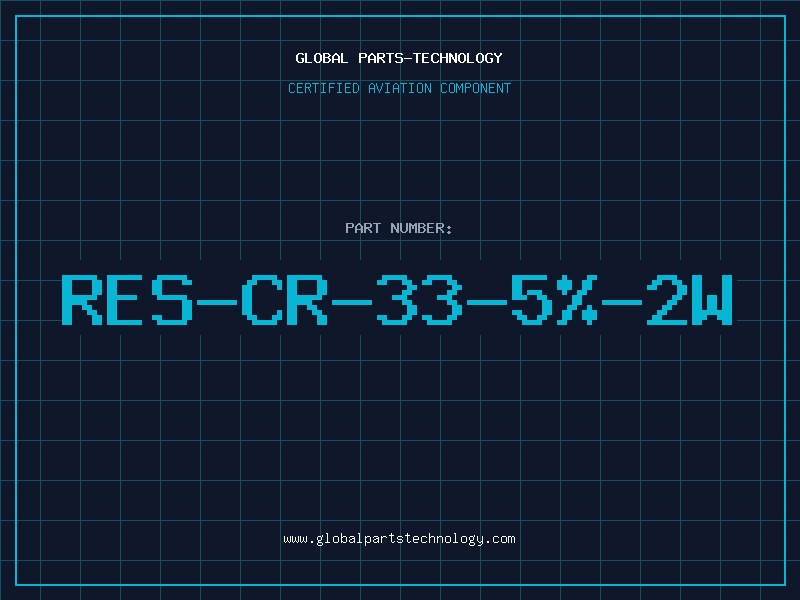 Aviation Part RES-CR-33-5%-2W
