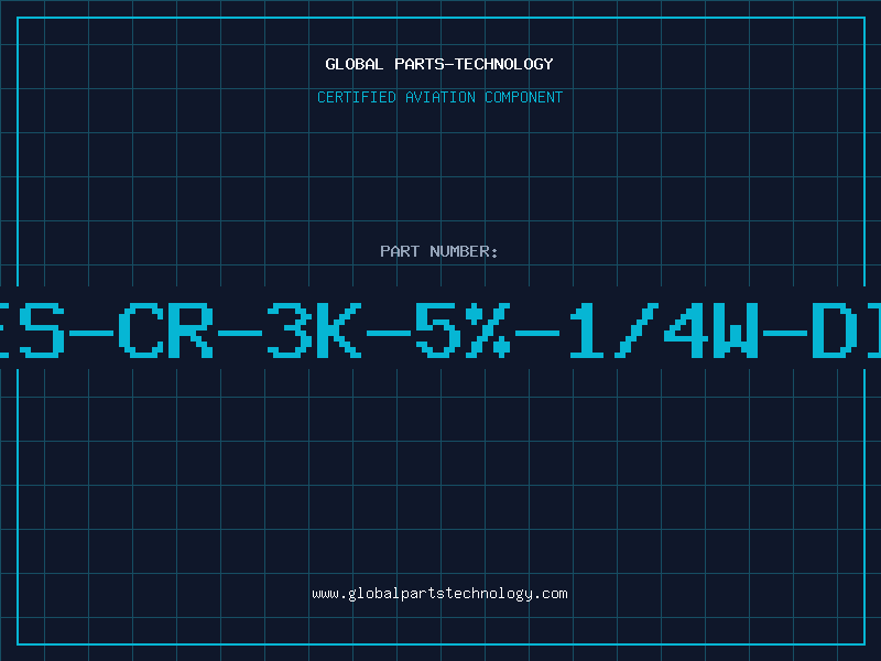 Aviation Part RES-CR-3K-5%-1/4W-DIP