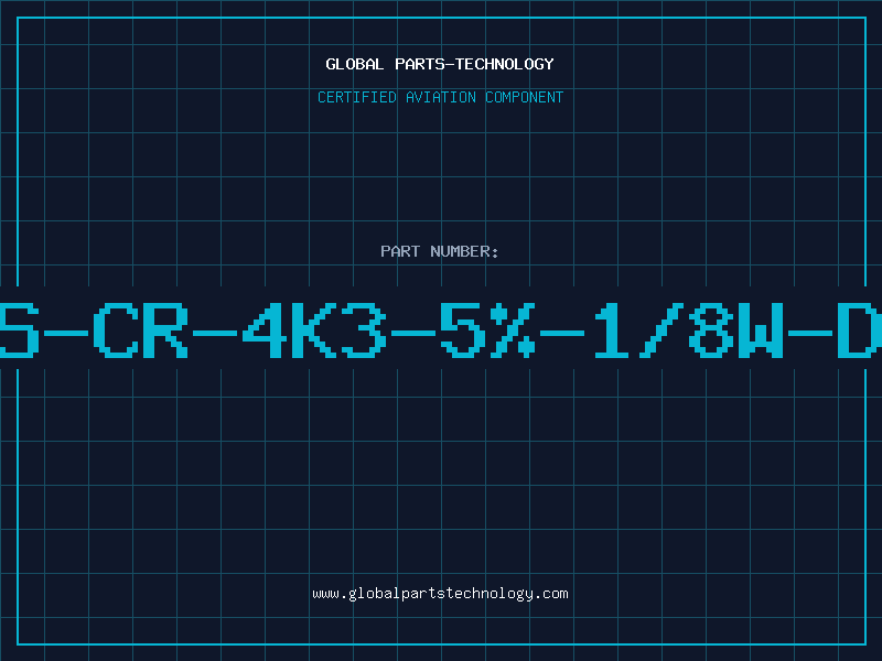 Aviation Part RES-CR-4K3-5%-1/8W-DIP