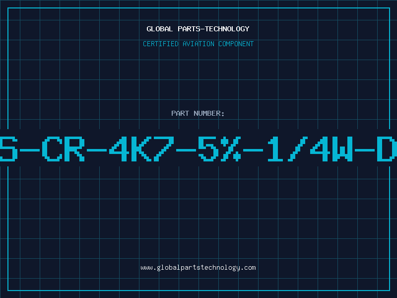 Aviation Part RES-CR-4K7-5%-1/4W-DIP