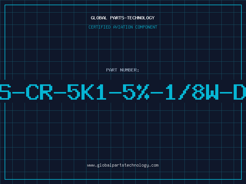 Aviation Part RES-CR-5K1-5%-1/8W-DIP