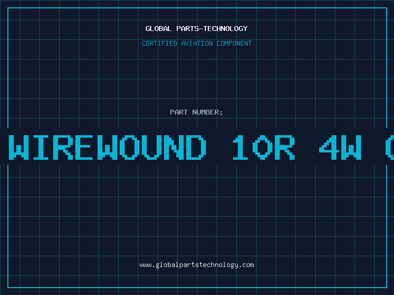 Aviation Part RES. WIREWOUND 10R 4W CERAM