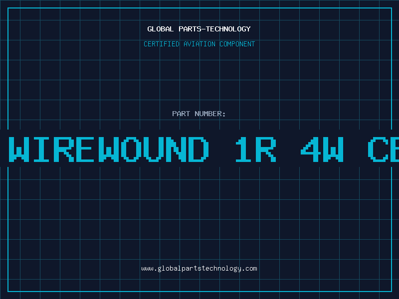 Aviation Part RES. WIREWOUND 1R 4W CERAMI