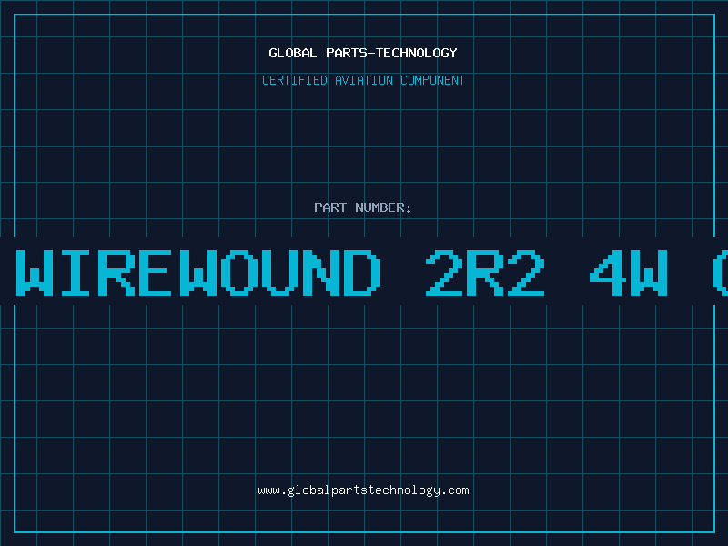 Aviation Part RES. WIREWOUND 2R2 4W CERAM