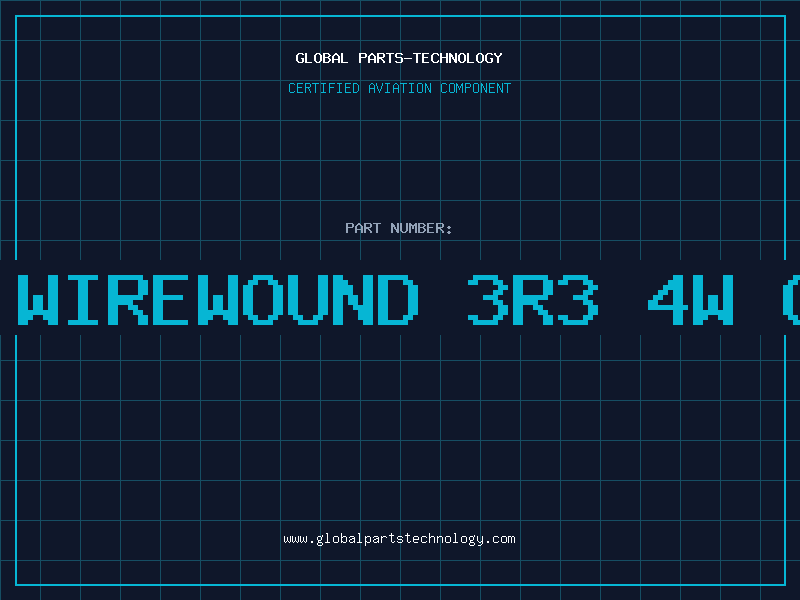 Aviation Part RES. WIREWOUND 3R3 4W CERAM