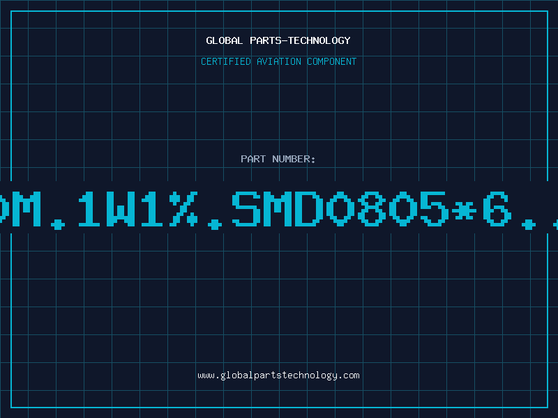 Aviation Part RES.10M.1W1%.SMD0805*6..CYNTE