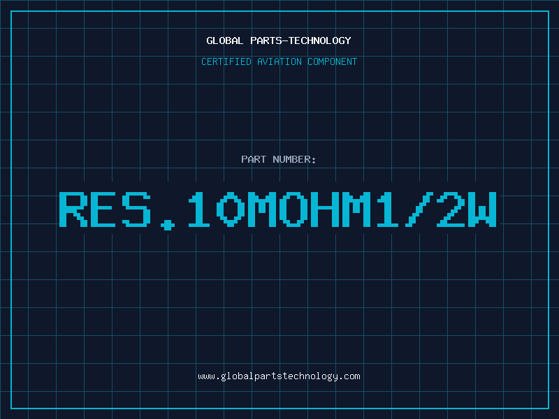 Aviation Part RES.10Mohm1/2W