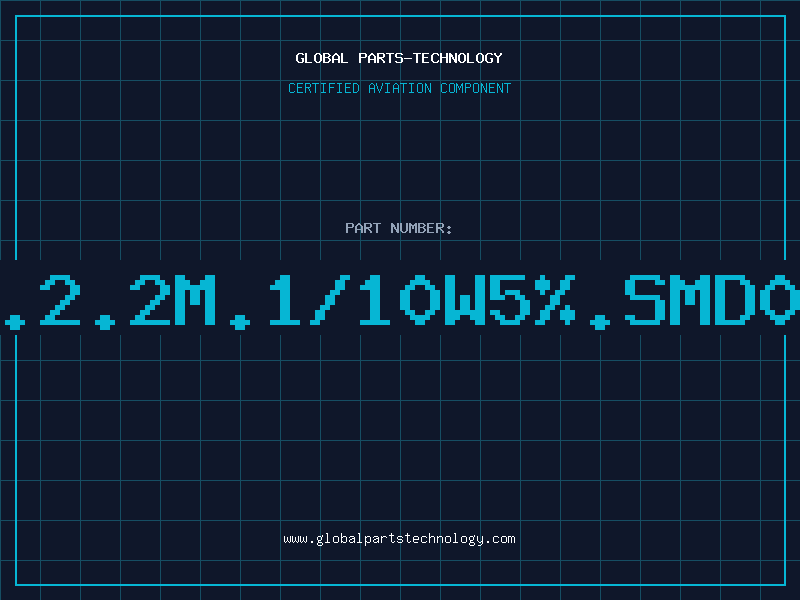 Aviation Part RES.2.2M.1/10W5%.SMD0603