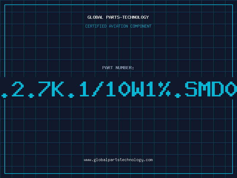 Aviation Part RES.2.7K.1/10W1%.SMD0805