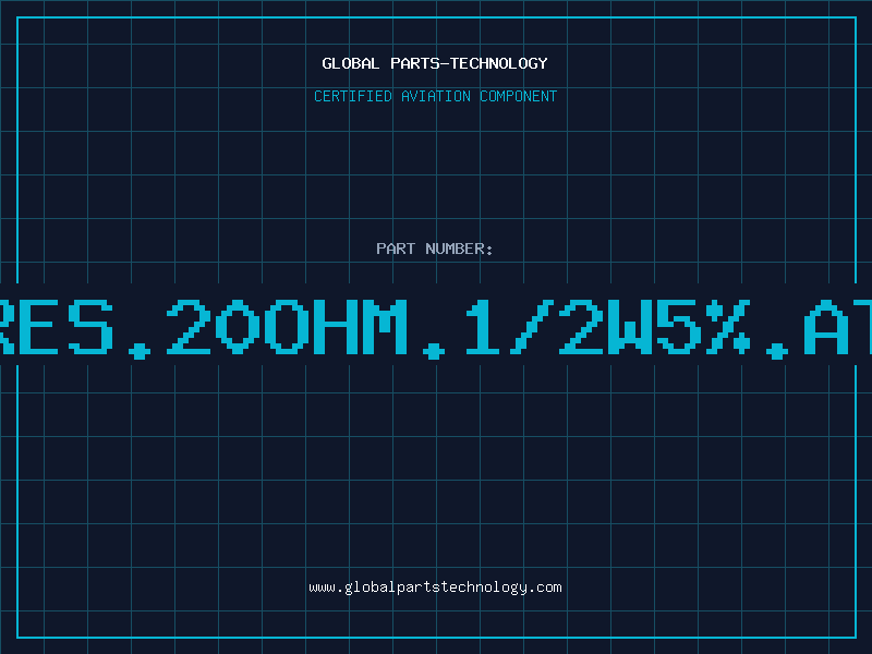 Aviation Part RES.20OHM.1/2W5%.AT