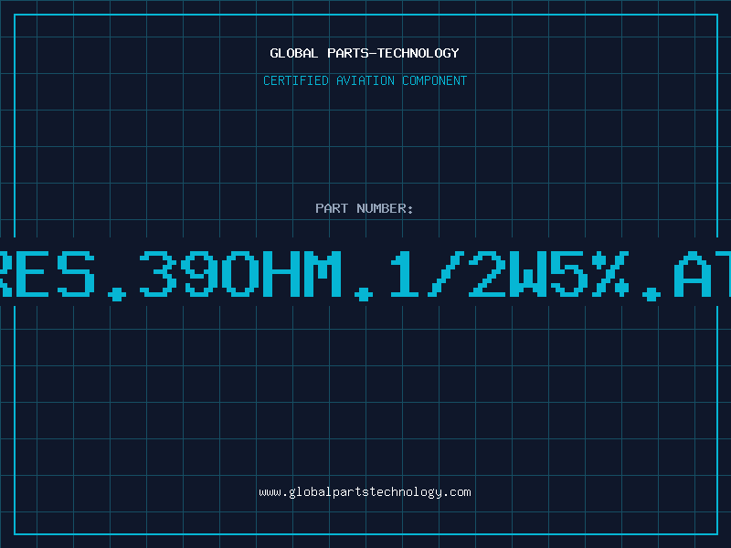 Aviation Part RES.39OHM.1/2W5%.AT