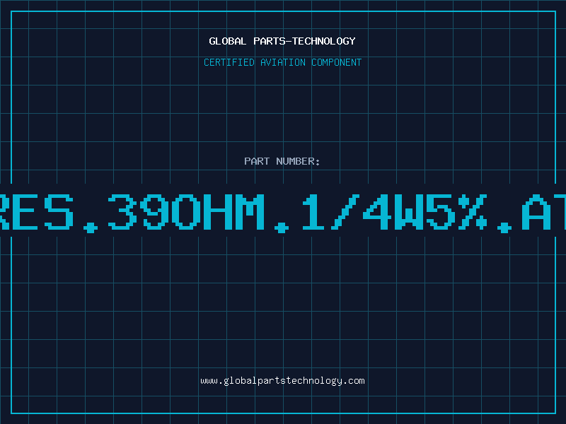 Aviation Part RES.39OHM.1/4W5%.AT