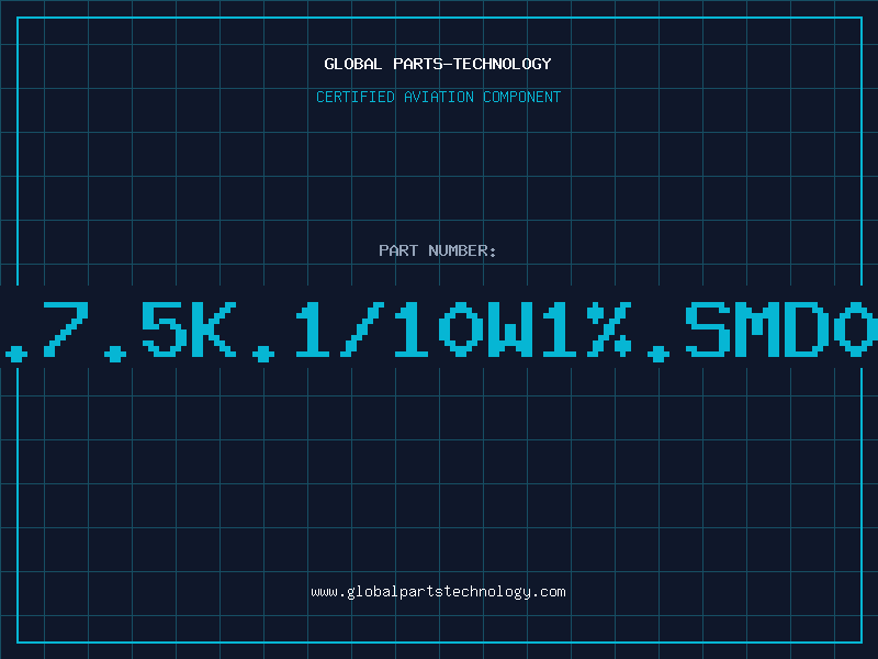 Aviation Part RES.7.5K.1/10W1%.SMD0805