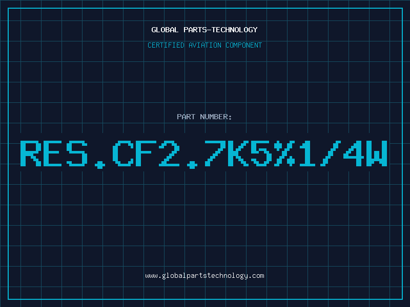 Aviation Part RES.CF2.7K5%1/4W