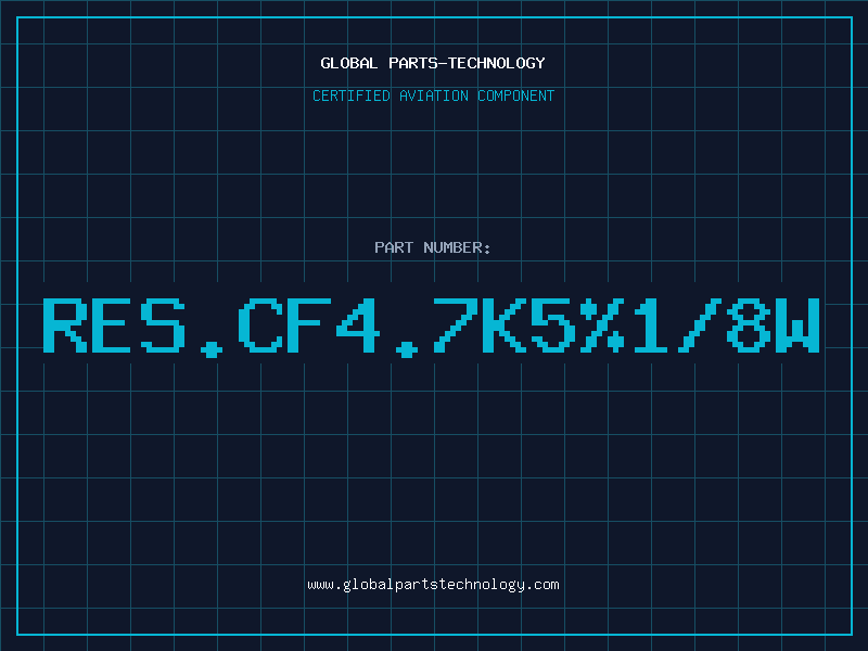 Aviation Part RES.CF4.7K5%1/8W
