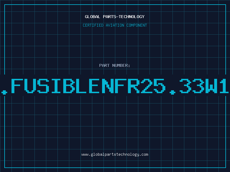 Aviation Part RES.FUSIBLENFR25.33W100R
